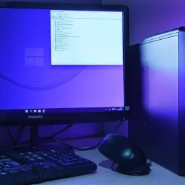 Комплект ПК Asus Prime H310M-R R2.0 з монітором Philips 227E6, клавіатурою Logitech K120 та мишею Logitech B175