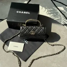 Сумка Chanel Kelly чорна зерниста шкіра