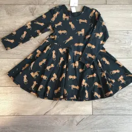 Дитяча сукня H&M бавовняна з принтом леопардів