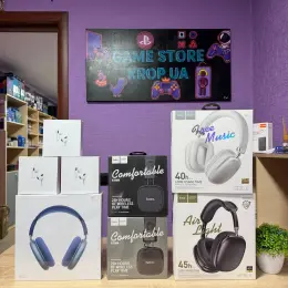 Бездротові навушники Hoco W35 Air, Hoco W56 та AirPods