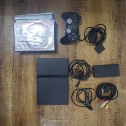 Ігрова приставка Sony PlayStation 2 Slim з Dualshock 2 та 4 дисками