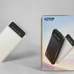 Повербанк GYX 10 000 mAh з LED-дисплеєм та ліхтариком