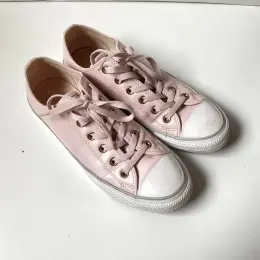Шкіряні кеди Converse All Star світло-рожеві, розмір 40/41