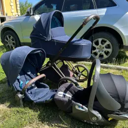 Коляска Cybex Priam Rose Gold 3в1