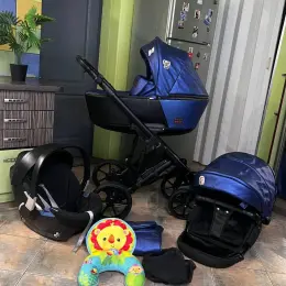 Дитяча коляска Richmond 2в1 + автолюлька Cybex Aton 2