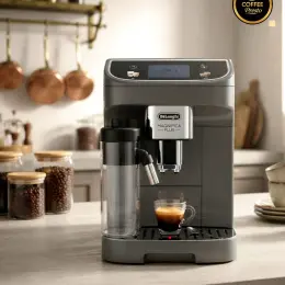 Кавомашина DeLonghi Magnifica Plus з сенсорним дисплеєм
