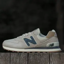 New Balance 574 Beige Blue