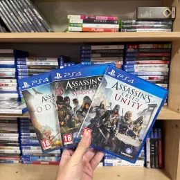 Набір ігор Assassin's Creed Odyssey, Syndicate, Unity для PS4