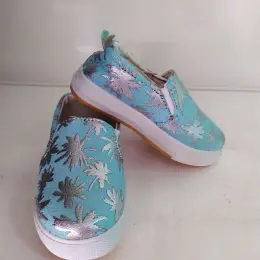 Дитячі текстильні кеди "FASHION" блакитні з принтом
