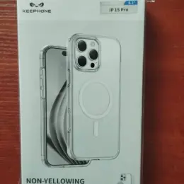 Чохол прозорий Keephone Aurora MagSafe для iPhone 15 Pro
