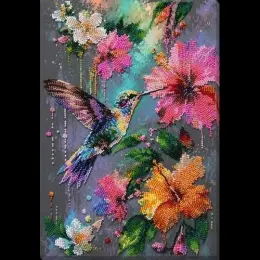 Набір для вишивання бісером "Тропічна гостя" Abris Art 22*32 см