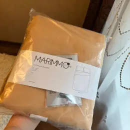 Комплект постільної білизни Євро Marimmo 100% бавовна матова жовтий