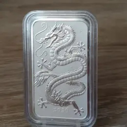 Срібна монета "Дракон" Charles III Australia 1 oz 9999 Ag 2026
