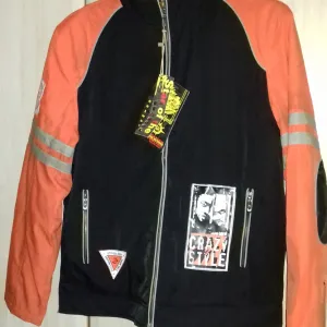 Винтажная мотоциклетная куртка / Vintage moto jacket / Cyber Y2K