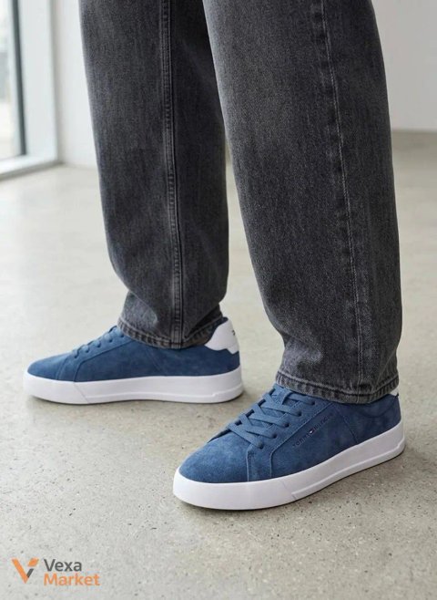 Tommy Hilfiger Court синие мужские кроссовки