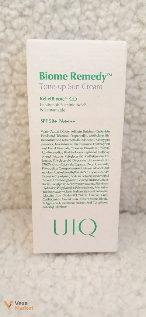 Тонуючий сонцезахисний крем UIQ Biome Remedy Tone-up Sun Cream SPF 50+ PA++++, 50 мл