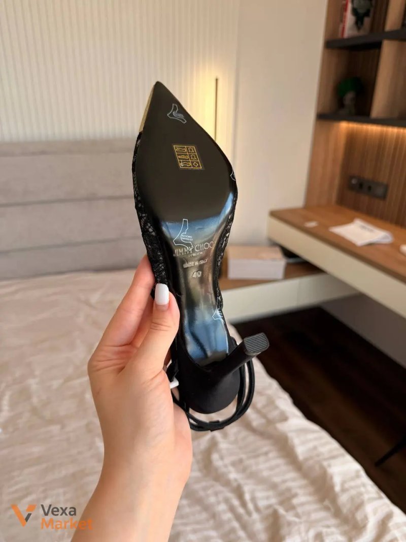 Туфлі Jimmy Choo жіночі чорні люкс — фото 5