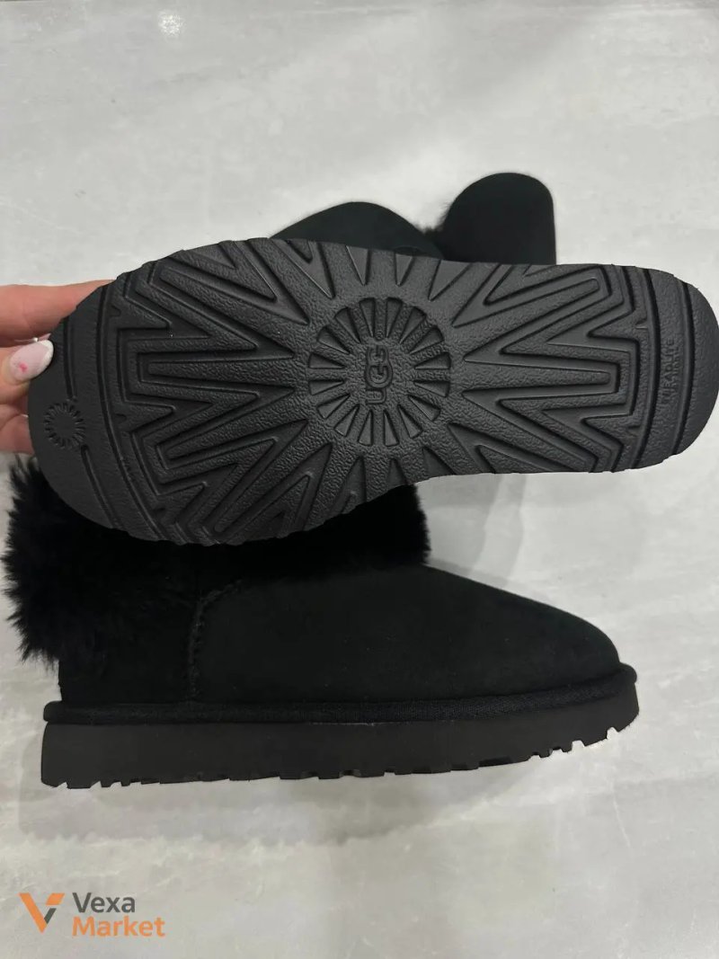 Ugg замшевые ботинки с мехом, стелька 23 см — фото 3