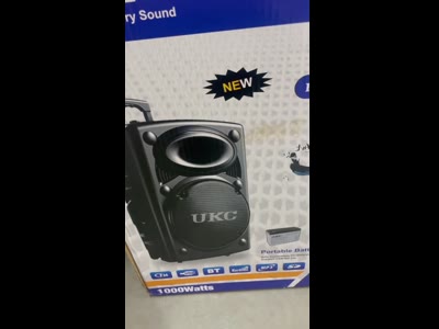 Портативна акустична система Su-Kam BT 120D з мікрофонами та пультом