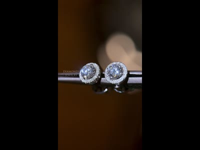 Tiffany & Co. Earrings 1.06ct 18K Gold Diamonds