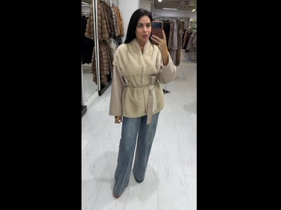 Пальто LORO PIANA з кашеміру та норкою