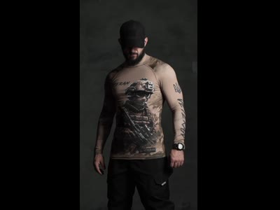 Рашгард MANTIS® Veteran LS Combat Coyote та чорний