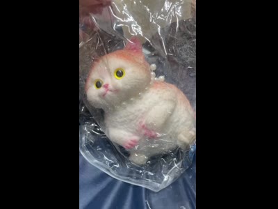 Іграшка антистрес "Пухнастий котик" 18 см