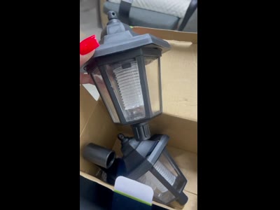 2 шт вуличні LED світильники на сонячній батареї