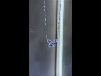 Кольє GRAFF Butterfly Silhouette з діамантами 0.35ct