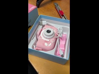Дитячий цифровий фотоапарат ET015 Cat з автофокусом