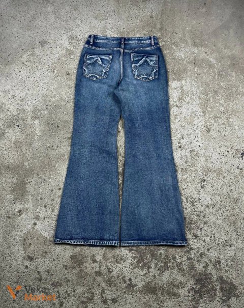 Вінтажні джинси bootcut у японському стилі Y2K
