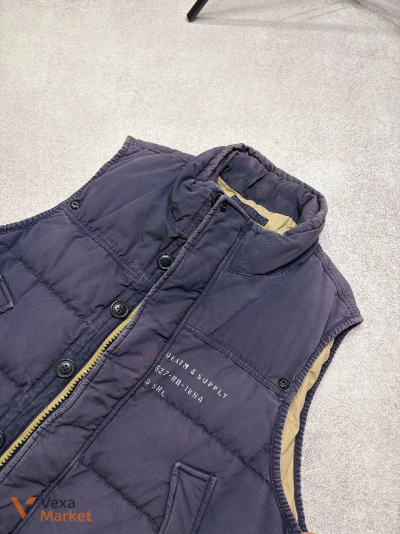 Жилет Ralph Lauren Denim & Supply Military Distressed Down Vest Jacket XL — фото 6