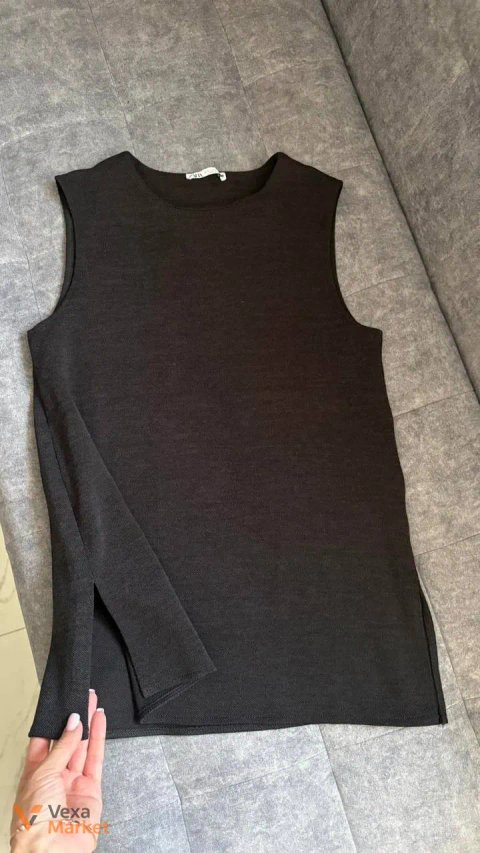 Жилетка Zara жіноча чорна S-M