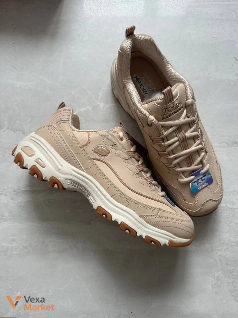 Жіночі кросівки Skechers D'Lites шкіряні з меморі устілкою 28 см