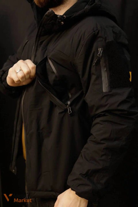 Зимова тактична куртка TACTICS ARMOR 2.0 Black