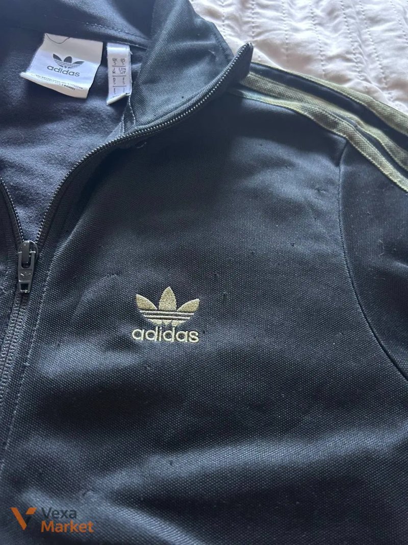 Zip-hoodie Adidas чорний розмір S — фото 3