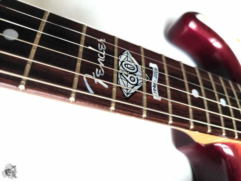 (1 of 100) Fender® Custom Shop Presidential Select Stratocaster® 60th Anniversary Limited Edition '2006 Wine Red Stain — фото 3