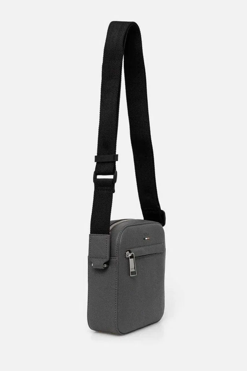 100% ОРИГИНАЛ BOSS Hugo ray classic bag мужская сумка серая В НАЛИЧИИ — фото 3
