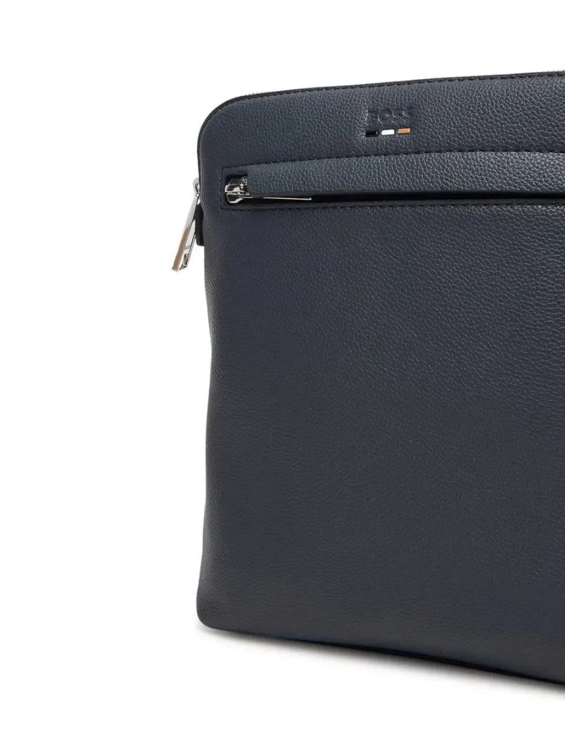 100% ОРИГІНАЛ BOSS ray classic vertical navy medium сумка синя чоловіча нова колекція через плече — фото 6