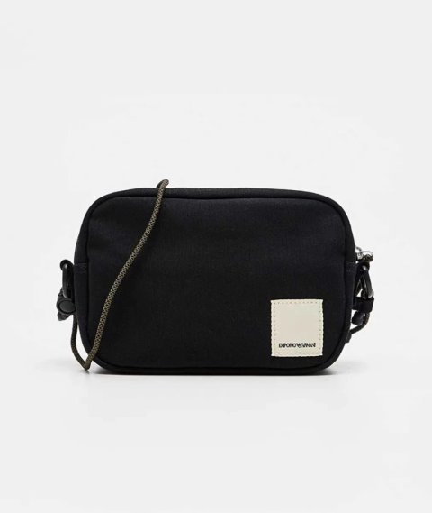 100% ОРИГІНАЛ Emporio Armani nylon crossbody bag NEW сумка чорна кросбоді через плече нейлонова унісекс практична на кожен день