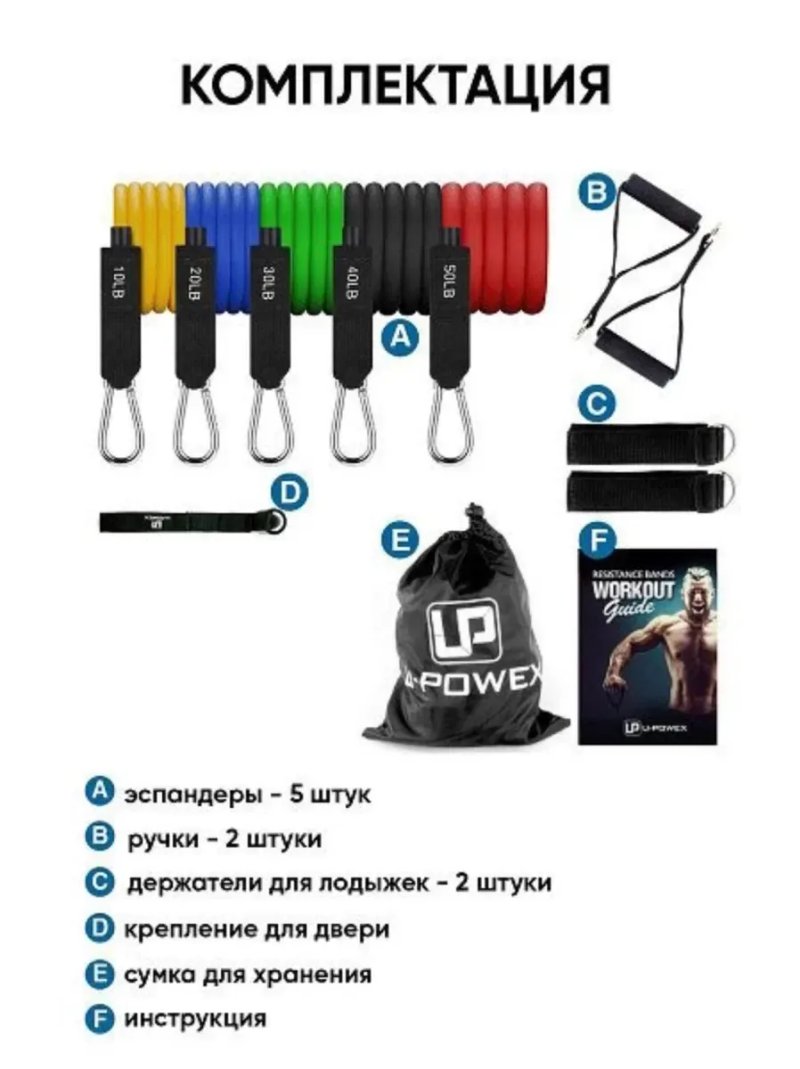 100%Оригінал, Еспандер трубчастий, трубчатые эспандеры U-Powex — фото 6