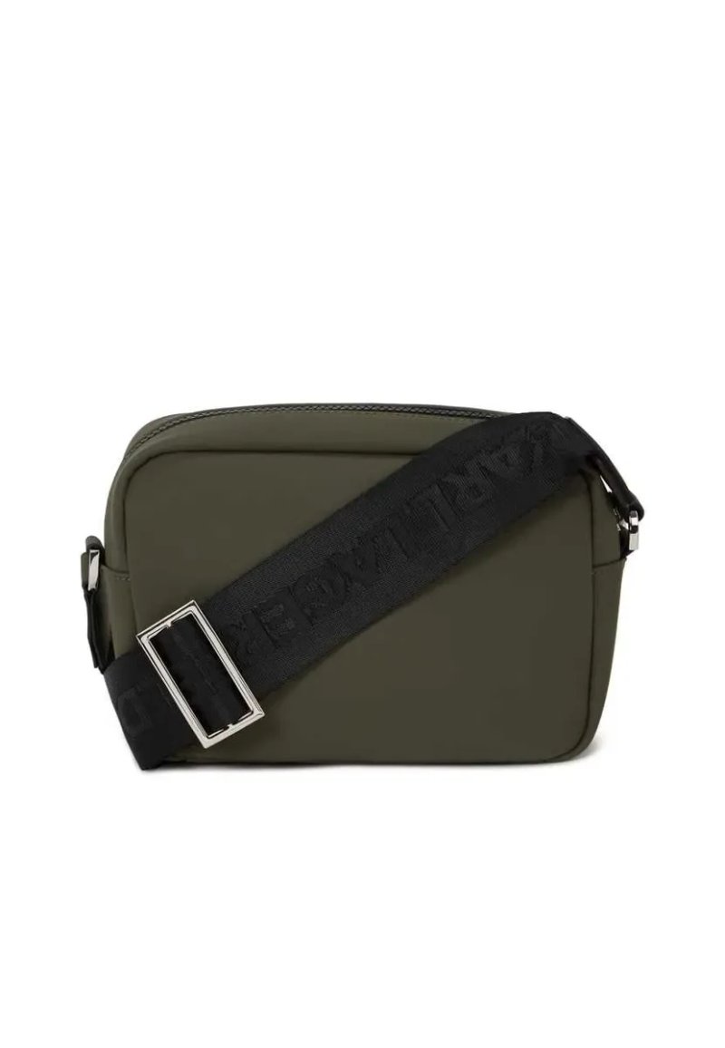 100% ОРИГІНАЛ Karl Lagerfeld jeans khaki crossbody bag NEW чоловіча сумка хакі через плече два відділення нова колекція 2026 — фото 3