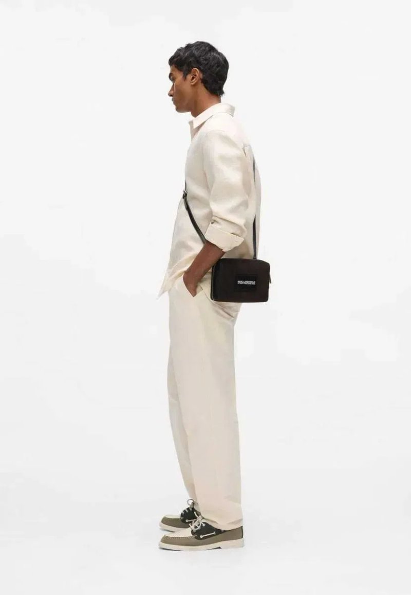 100% ОРИГІНАЛ Karl Lagerfeld K/traveller suede crossbody bag NEW чоловіча сумка через плече нова колекція 2026 В НАЯВНОСТІ — фото 3