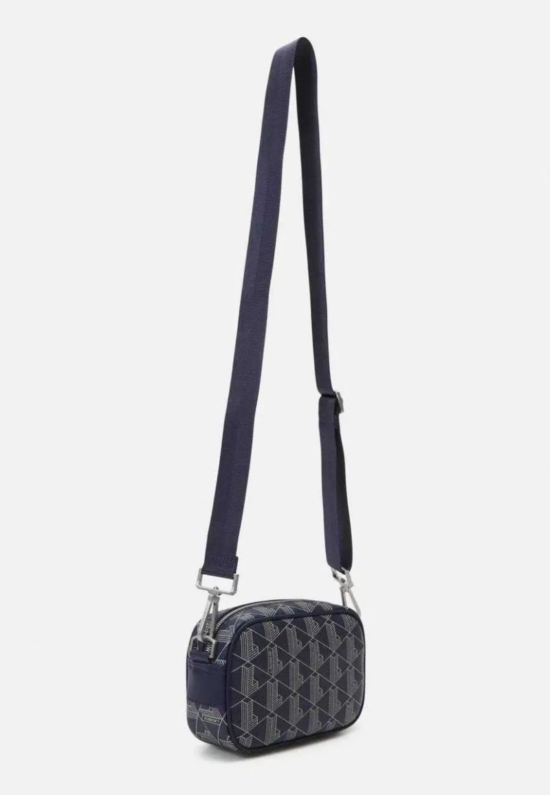 100% ОРИГИНАЛ Lacoste monogram crossbody blue мужская синяя сумка — фото 3