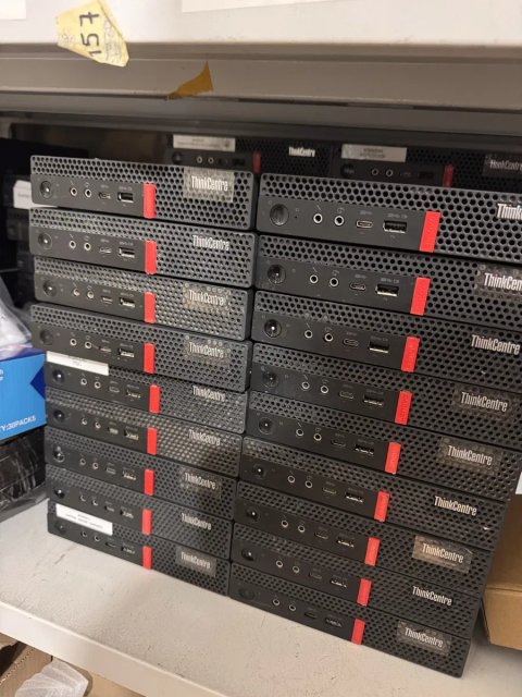 100шт. Lenovo ThinkCentre M720q Tiny s1151 (Core i3-9100T та i5-9500T / 8GB/SSD256GB M.2 NVMe) ОПТ• Готівка/Безготівка/USDT