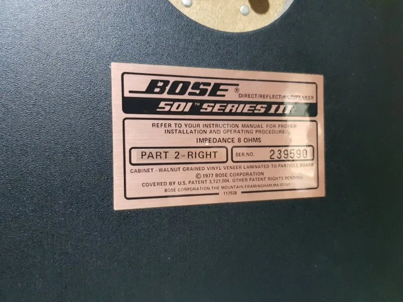 100ВтПолична акустика/полочная  Bose 501 Series III б/у з Німеччини — фото 8