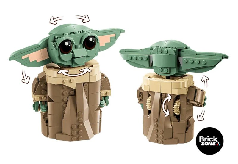 ‼️1048 деталей‼️Конструктор Grogu (Малюк Йода) з літаючою колискою Star Wars (75403) — фото 4