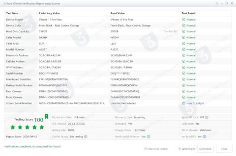 1190$ iPhone 17 pro Max 256Gb eSIM 100% батарея