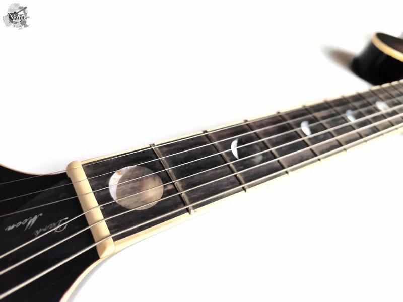 $1350 Avaks Custom Dark Moon Semi-hollow '2024 Trans Wine Burst w/GigBag — фото 2