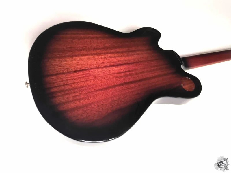 $1350 Avaks Custom Dark Moon Semi-hollow '2024 Trans Wine Burst w/GigBag — фото 3